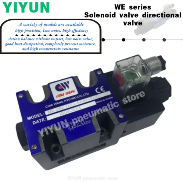 WE-3C2,3C3,3C4,3C6-02G-A2 A115 D2-30 YIYUN pneumatic component Solenoid valve directional valve WE series
