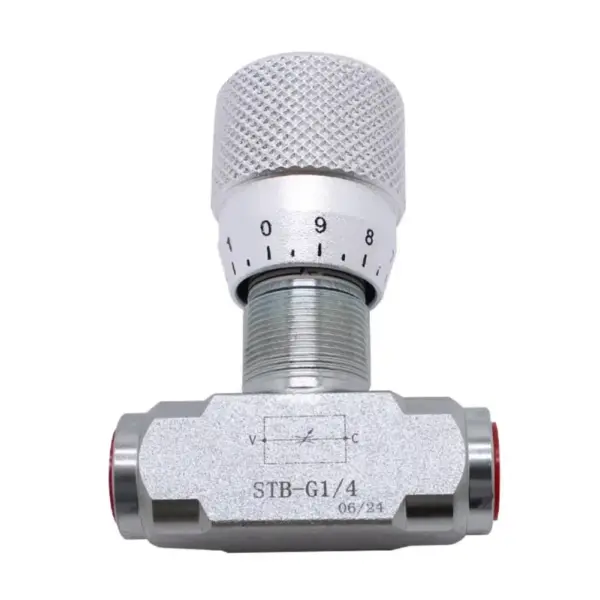 1PC Control Valve STB-G1/4 Or STB-G3/8  Two-way Hydraulic Bidirectional Throttle Valve Flow Control Valves Replacement Parts