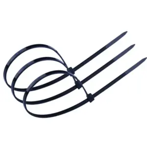 400Pcs Various Sizes Nylon Cable Ties Self-Locking Black Cable Zip Ties Multi-Purpose High Tensile Strength Cord Ties
