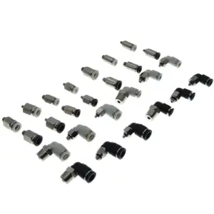 5PCS 3mm 4mm 5mm 6mm M3 M4 M5 M6 1/8" BSP Male Thread Hose Tube One Touch Air Pneumatic Pipe Fitting Push In Quick Connector