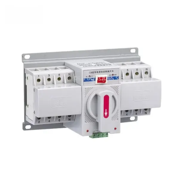 2P 4P 16A-63A MCB Type Circuit Breakers 380V Automatic ATS Dual Power Transfer Switch for Reliable Power Management