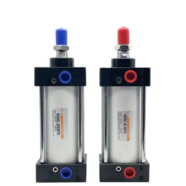 SC Double Acting Air Cylinder ,Bore:32-125mm,Stroke:25-500mm ,High Thrust Pneumatic Actuator