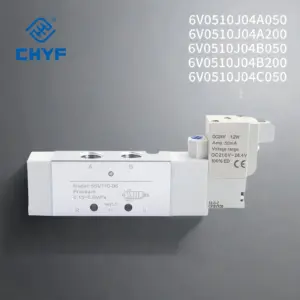 Airtac 6V 5/2way 5/3 ways Solenoid Valve for Pneumatic Automation Equipment