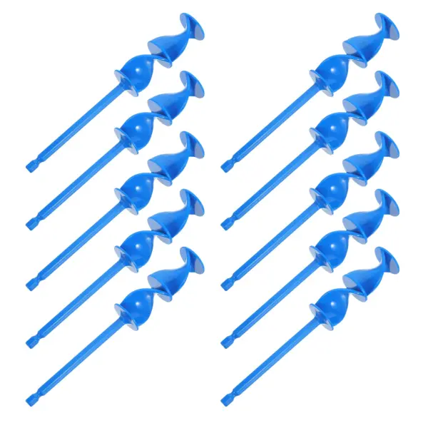 10Pcs Resin Mixer Paddle for Drill Epoxy Paint Mixing Paddle Universal Drill Attachment Reusable Plastic Paint Stirrer for Thick