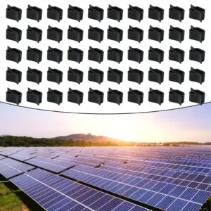 50Pc Solar Panel Cable Clip Spring Clamp Cable Clamp Solar Cable Wire Installation Fixing Clip Wire Fastener Clamp Organizer