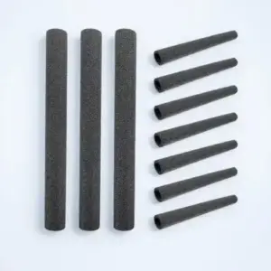 10Pcs Pipe Insulation Sleeves Black Polyethylene Foam Tube Heat Cold Protection for Air Conditioner Water Pipes