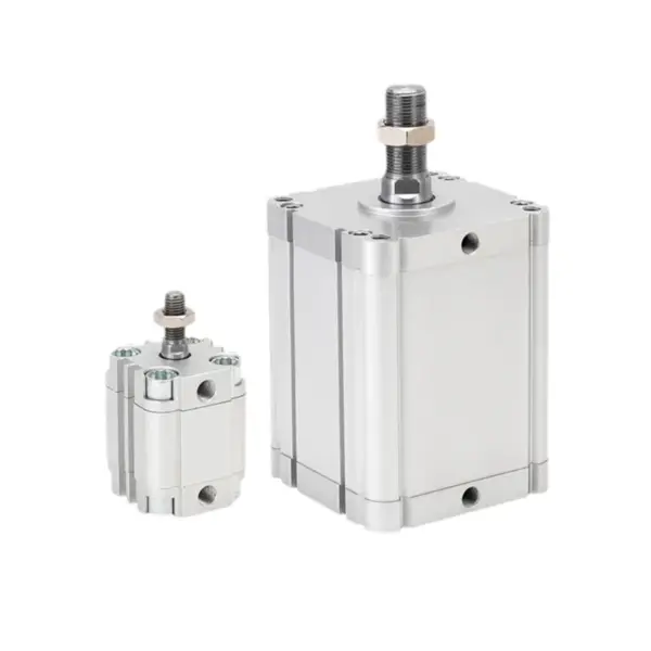 ISO21287 Compact Cylinder ADVU, Pneumatic Air Cylinder 12-80mm, Double Acting With Magnet, External Male Thread Rod 5-100mm Stro