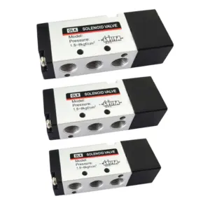 High Quality 4A110-06 4A210-08 4A310-10 4A410-15 Two-Position Five-Way Air Control Reversing Valve 1/8" 1/4" 3/8" 1/2"