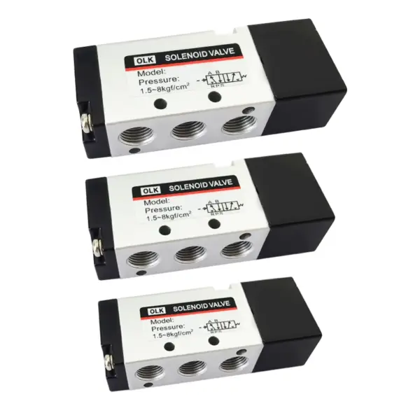 High Quality 4A110-06 4A210-08 4A310-10 4A410-15 Two-Position Five-Way Air Control Reversing Valve 1/8" 1/4" 3/8" 1/2"