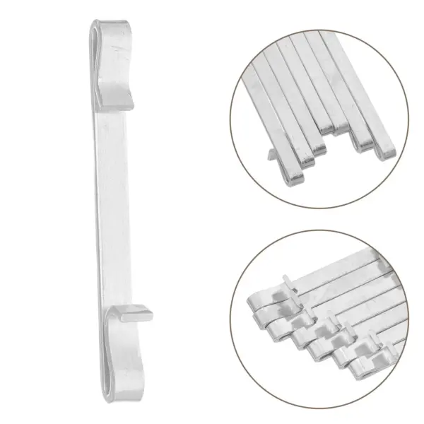 12Pcs Drawer Slide Retainer Clips Spring Loaded Quiet Operation Drawer Fixing Clamps for Kitchen Cabinet Panel Mounting Hardware