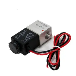 Solenoid Valve Normally Open 1/8" DC 12V 24V AC110V 220V 380V 2 Way Air Compressor Solenoid Valve Pneumatic Valves
