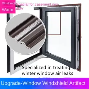 New 40M Acustic Foam Window Sealing Strip for Casement Window Seal Soundproof Foam S Weather Stripping Door Seal Gap Filler Tape