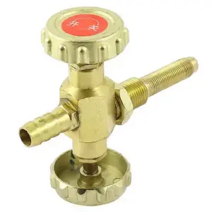 Pneumatic Fitting 9mm Threaded 11mm Hose Tail 3 Ways Connector Gas Valve  ...