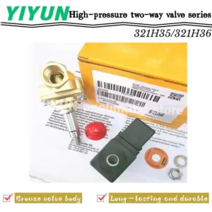 321H35, 321H36, Parker, pneumatic components, solenoid valves, blow bottle machine high-pressure valves, 321H35, 321H36 series