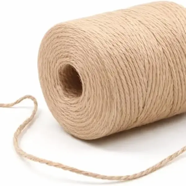 2mm Natural Jute Twine, 164ft For Crafts, Gardening, Gift Wrapping & Wedding Decor