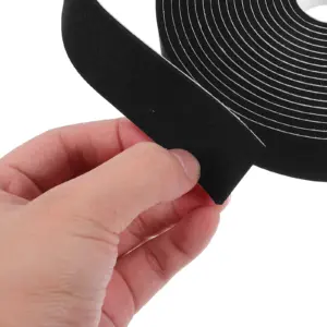 Foam Weather Strip 1 Roll Window Seal Strip Door Sealing Tape Gap Filler for Garage Doors Bedroom Bathroom Kitchen Windproof