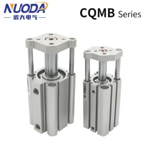 CQMB Series No Magnet Thin AIR Cylinder Double Acting Guide Rod Compact Pneumatic Cylinder CQMB12-5 CQMB16-10 CQMB20-15