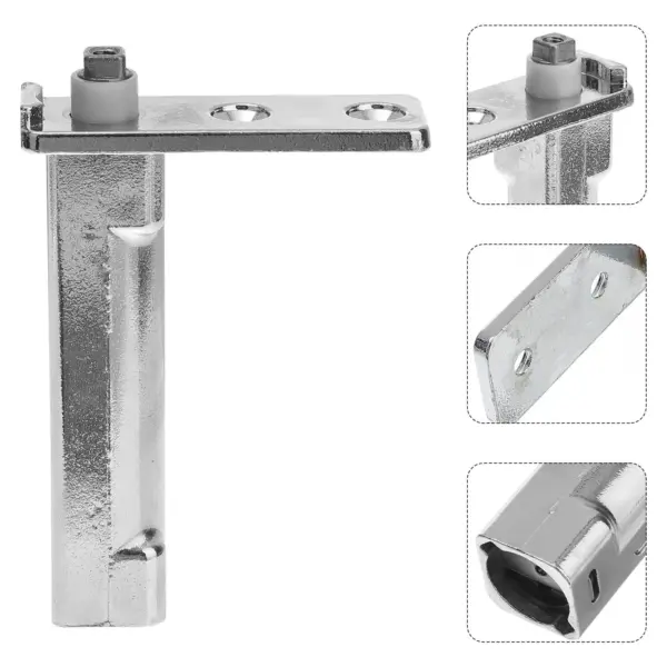1Pcs Premium Zinc Alloy Noise-Free Spring Loaded Door Hinge for Freezer Refrigerator Cabinet Auto Close Heavy Duty Hinge