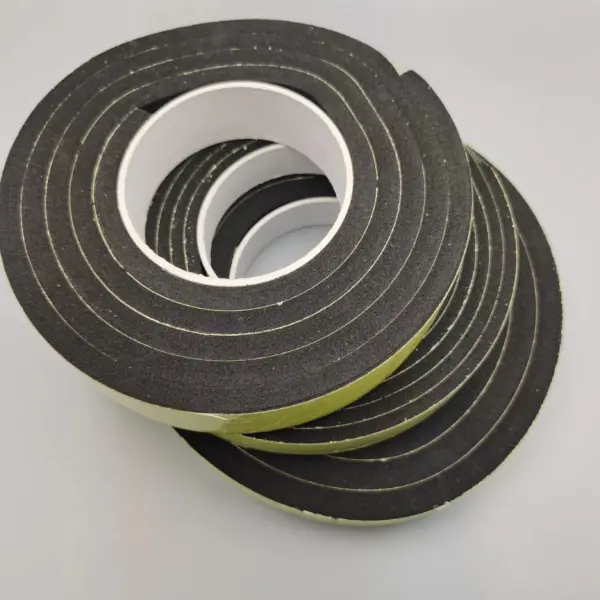 3M 5mm Thick Self-Adhesive Weather Stripping Tape, Foam Rubber Seal Strip For Door And Window Gap, Weatherproof, Insulation etc