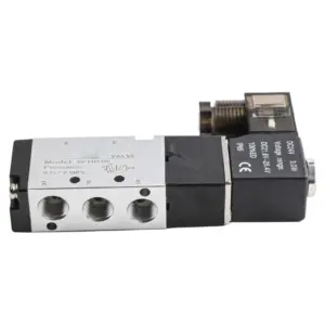 Professional Installation Instructions 4V11006 5 Way 2 Position PT18 Dc 24V Pneumatic Electric Solenoid Air Valve