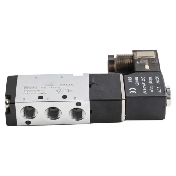 Professional Installation Instructions 4V11006 5 Way 2 Position PT18 Dc 24V Pneumatic Electric Solenoid Air Valve