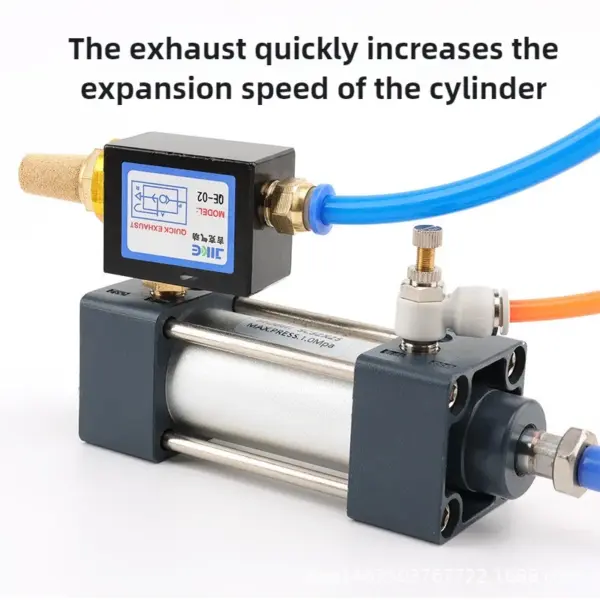 Air Cylinder Quick Exhaust Valve QE-01 QE-02 QE-03 QE-04 Leather Bowl Pneumatic System Component Solenoid Valve Accessory