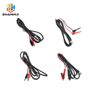 BNC Q9 Male to Dual Hook Clip or 4MM Banana Plug Test Lead Oscilloscope Probe for BNC/RCA Signal Measurement