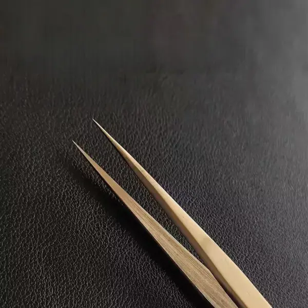 Watch repair tools, brass tweezers, precision anti-magnetic tweezers, pointed polished precision tweezers
