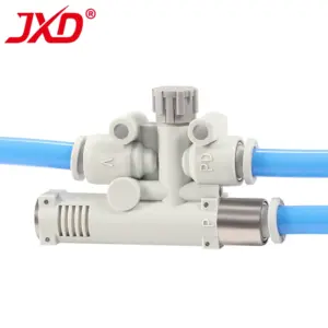 JXD Pneumatic Vacuum Generator Integrated Solenoid Valve & Blow-off for Industrial Robot VYH VYL VYE 05 07 666 666F 666J 666JF