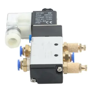 Part Solenoid Valve BSPT Thread Business Industrial Male Connectors Pneumatic Replacement 0.15 0.8Mpa 2 Position