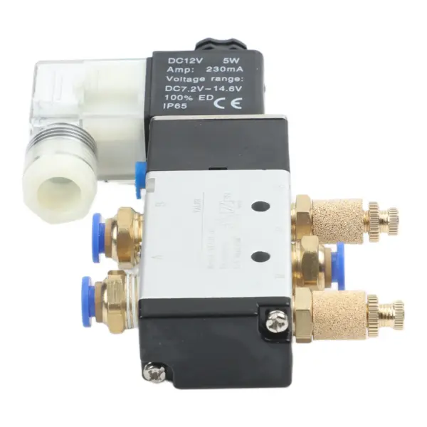 Part Solenoid Valve BSPT Thread Business Industrial Male Connectors Pneumatic Replacement 0.15 0.8Mpa 2 Position