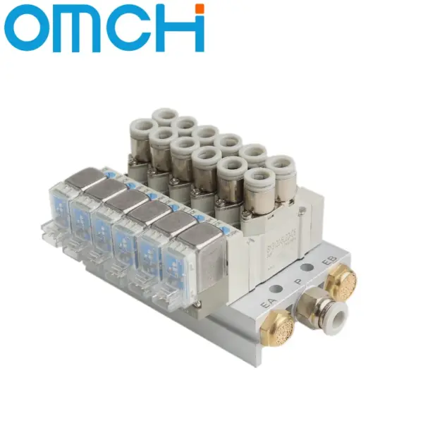 SY5120 Multi-way Combination Manifold Pneumatic Solenoid Valve Control SY5120-4LZD-01 SY5120-5LZD-01 SY5120-6LZD-01