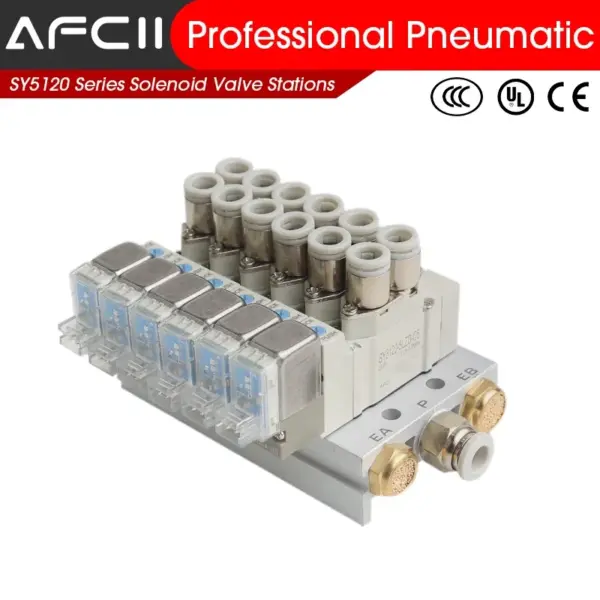 SY5120 Multi-way Combination Manifold Original replaceme Pneumatic Solenoid Valve Control SY5120-5LZD-01 SY5120-6LZD-01 Manifold
