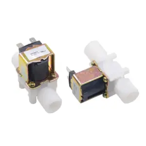 1/2" Plastic Solenoid Valve 12V 24V 220V NC Type Magnetic Washing Machine Dispenser Drinking Water Pneumatic Pressure Controller