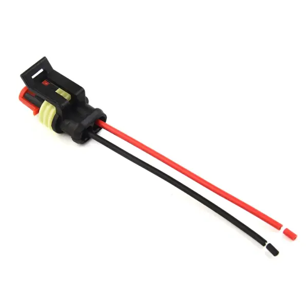 10pcs 12V Waterproof 2Pin Electrical Wire Connector Kit with Silicone Rubber Seals for Automotive Marine and Motorcycle Wiring