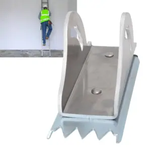 Safety Aluminum Ladder Shoe Kit Anti-Slip Silver Ladder Safety Shoe Extension Ladder Shoe Home