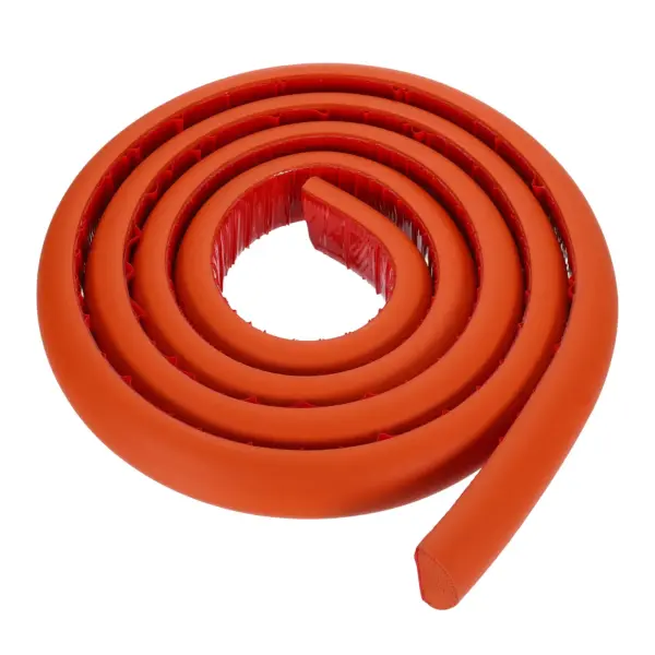 Uxcell 1/2Meters Foam Backer Rod Red D-shaped Solid Joint Filler Foam Seal Strip for Caulk Saver Rope Caulk Cement Crack Filler