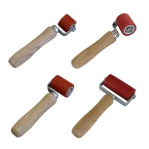Silicone Seam Roller Smoothing Tool Smoothing Roofing Roller Tool With Ergonomic Handle For Wall And Floor Installation M4YD
