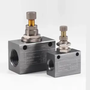 Pneumatic One-Way Throttle Valve Adjustable Flow adjustment Speed Control Valve ASC100-06/200-08/300-10/15