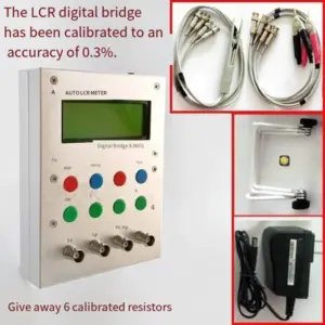 XJW01 LCR Digital Bridge Board DIY Kit 0.3% Precision Bridge Tester Inductance Capacitor Resistor Watchband  ESR Kit