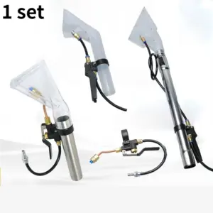 Upholstery carpet cleaning extractor vacuum cleaner wash nozzle set furniture car cleaning hand tool auto detail wand portable