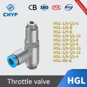 Festo-type Pneumatic HGL Series Piloted check valve 1/4 1/8 3/8 M5