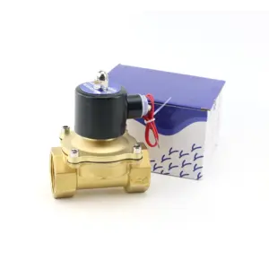 220V 1/2" 3/4" 1" Electric Solenoid Valve DN15 DN20 DN25 N/C Normally Close Pneumatic Valve 12V/24V DC for Water Oil Air