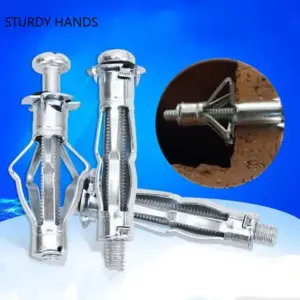 30pcs M4 M5 M6 Drywall Anchor Plasterboard Cavity Plug Dowel Hollow Wall Anchor for Ceiling Expansion Screws Gypsum Board Holes