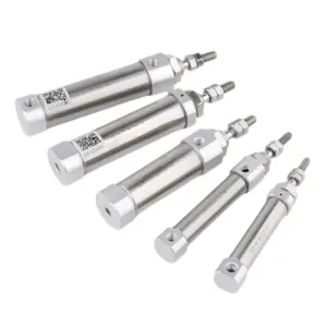 3Pcs CDJ2B Type Mini Pneumatic Air Cylinder Double Acting Single Rod 10mm 16mm Bore 10~200mm Stroke CDJ2B10 CDJ2B16