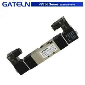 4V130C-06 Air Solenoid Valves 3 Position 5 Port 4V130E-06 4V130P-06 Pneumatic Control Valve DC12V DC24V AC220V