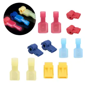 120 Pairs TTap Quick Splice Wire Electrical Terminals Connectors Assortment Kit Electrical Terminal Quick Splice Wire Terminals