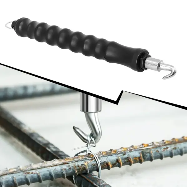 Tie Wire Twister Tools Rebar Straight Hook 12 Inch Automatically Bounce Back For Binding Steel Bars Hand Construction Tools