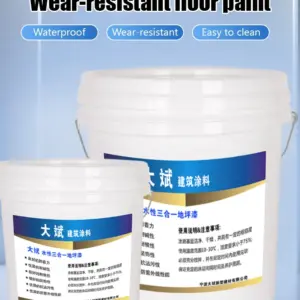 Outdoor Floor Paint Multicolor Weatherproof Waterproof Waterborne Wearresistant Floor Paint Glossy Water-Based Epoxy Floor Paint