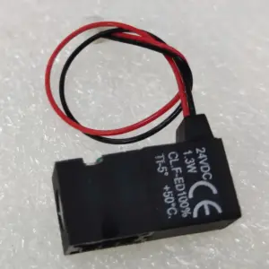 24V DC 1.3W Solenoid Valve Accessory For Sock Machine